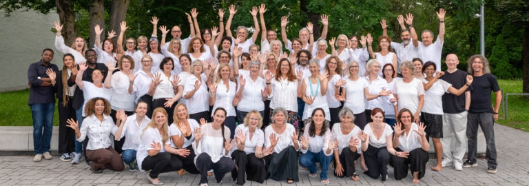 Der Chor ganz in weiß