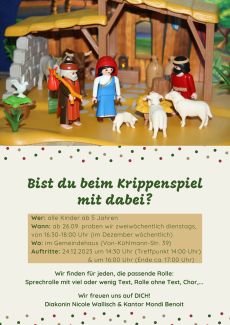 Krippenspielplakat