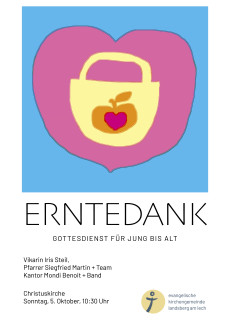 Gefüllter Obstkorb mit Herz