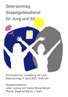 Grafik mit bunten Farben: Menschen erheben ihre Arme