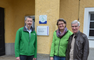 Umweltteam unserer Gemeinde (von links): Michael Ruprecht, Andrea Ruprecht, Wolfgang Rupp (Auditor)