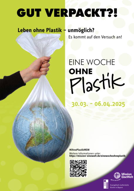 Plakat Eine Woche ohne Plastik